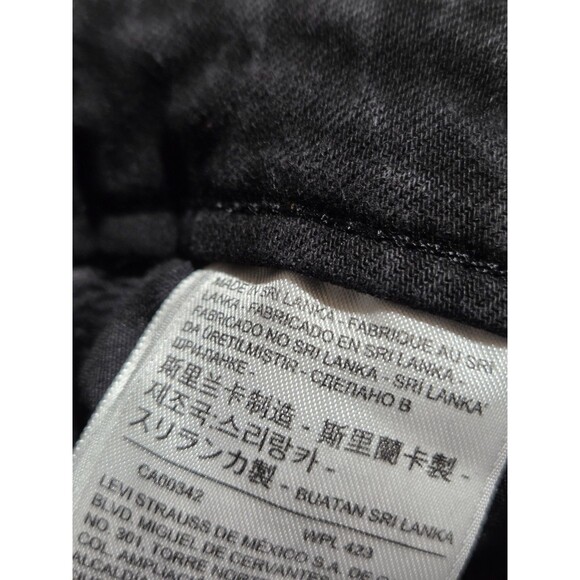 Levi’s Overalls Black Size 29 Women's Premium Stretch Wide Leg Denim - Picture 9 of 15